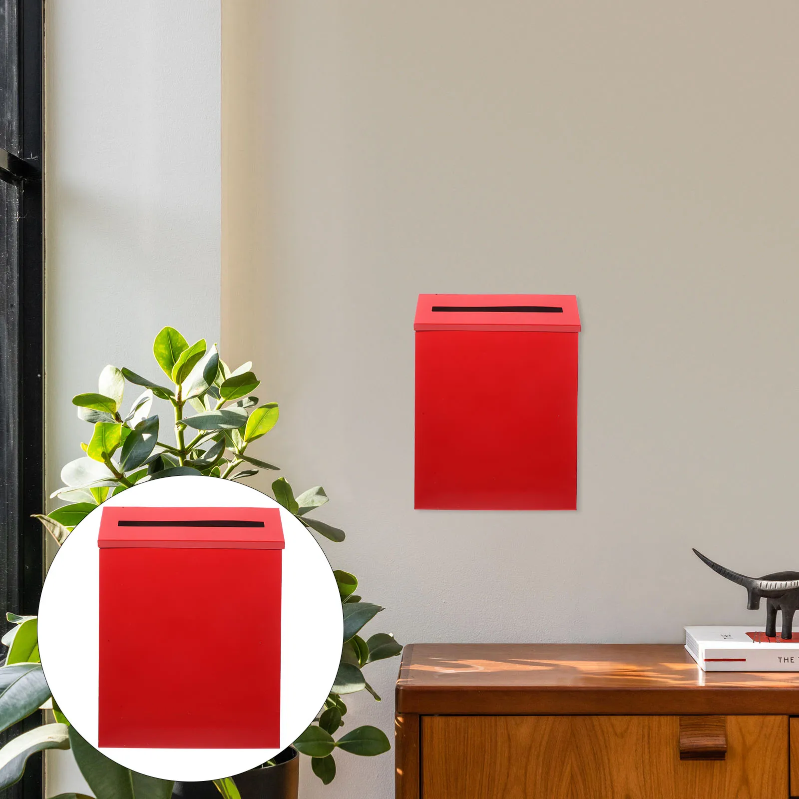 

Wall Mounted Mailbox Large Capacity Metal Letter Box Vintage Home Decor Retro Wall Mailboxes for Letters Suggestions