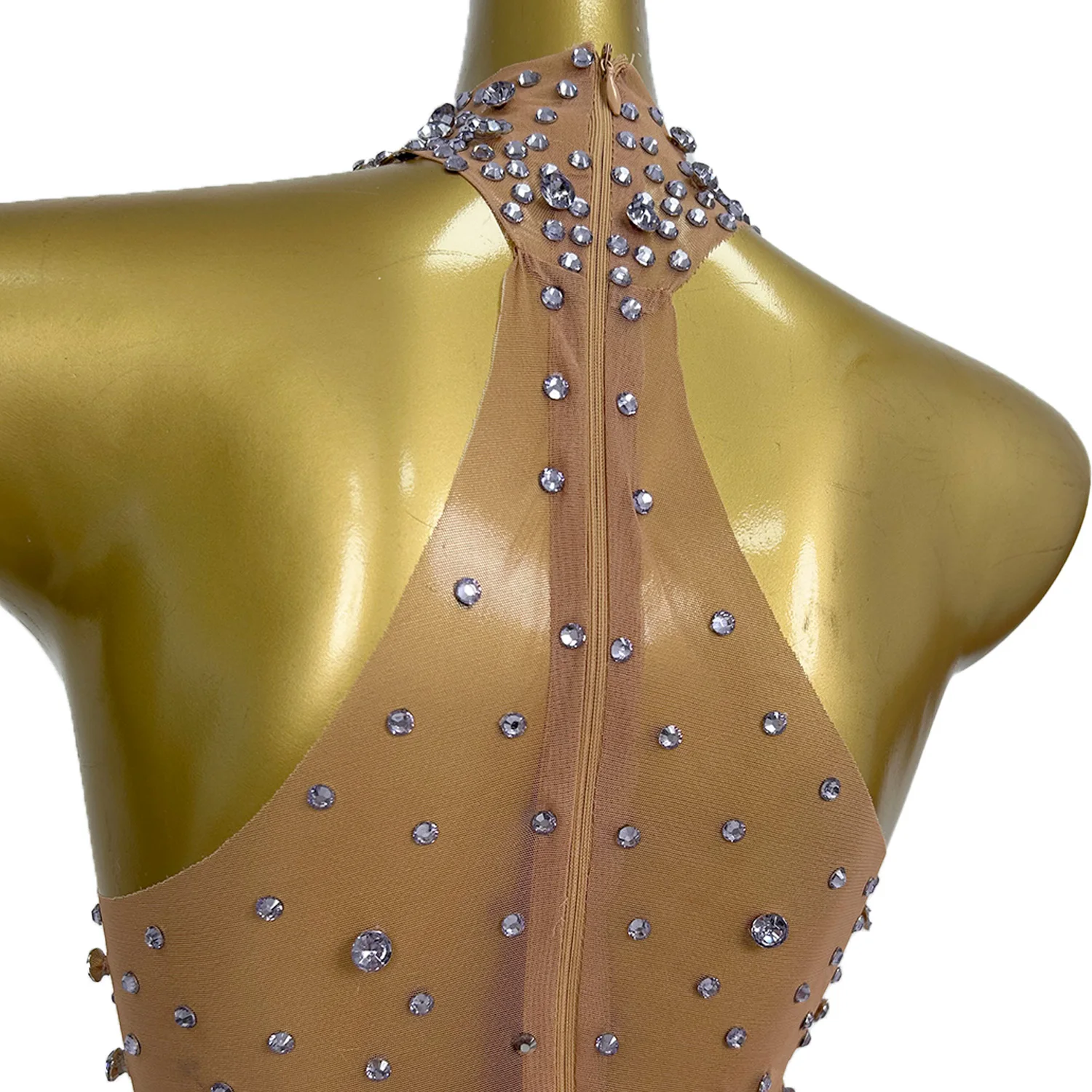 Luksusowa Sukienka na Imprezę Damska Sexy Halter Urodzinowa Elegancka Prześwitująca Elastyczna Suknia Balowa Sukienki Celebrytki Klubowe Pokazowe Sceniczne Cuican