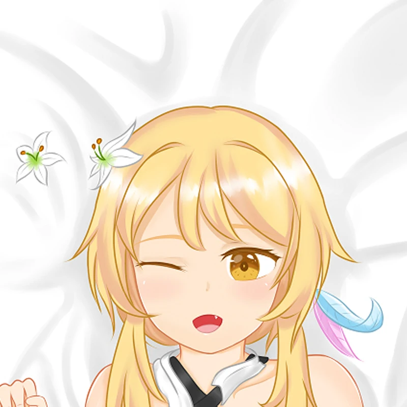 Dakimakura Anime Pillow Cover Lumine Double Sided Print 2Way Cushion Cover Xmas Gifts