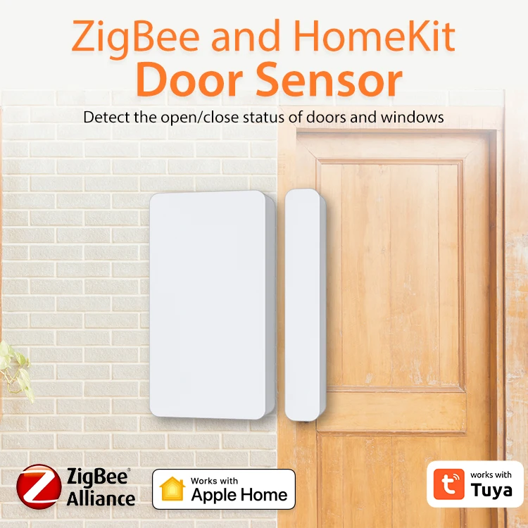 

Tuya ZigBee интеллектуальный дверной магнит, противоугонный датчик для дверей и окон, приложение, дистанционное управление, длительный срок службы батареи