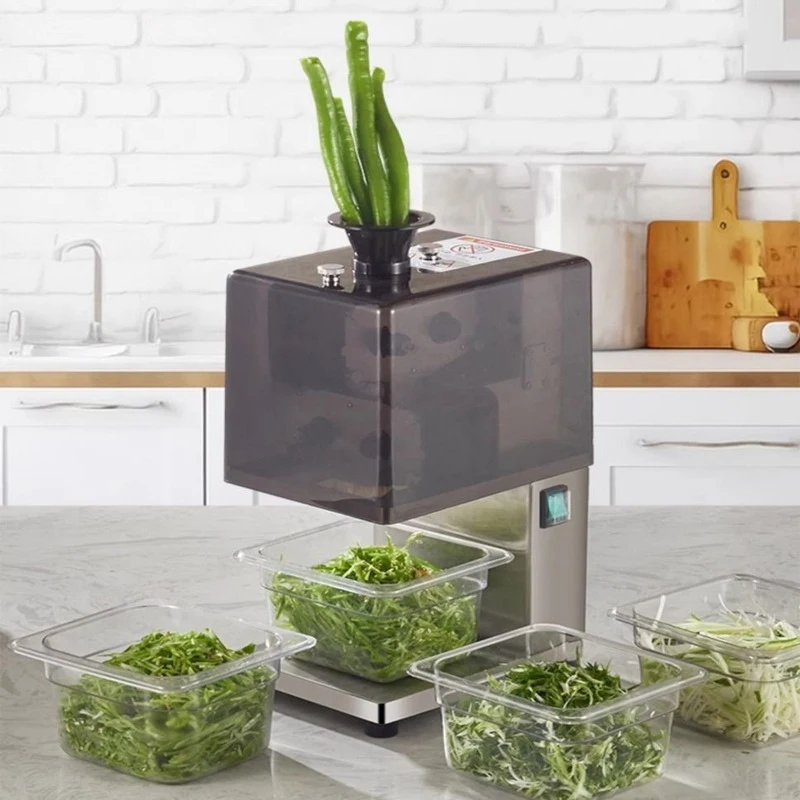 

Electric Onion Cutter Commercial Stainless Steel Shredder Chili and Garlic Processing Shredder 220V/110V