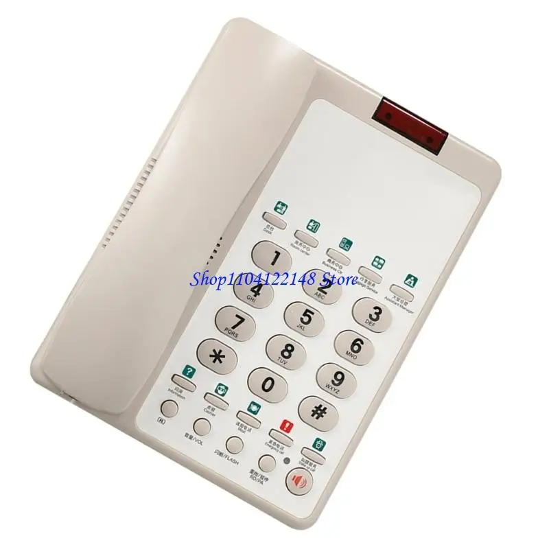P9FA B188B Telephone Big Button Landline Phone Support Handsfree Call and Speed Dials