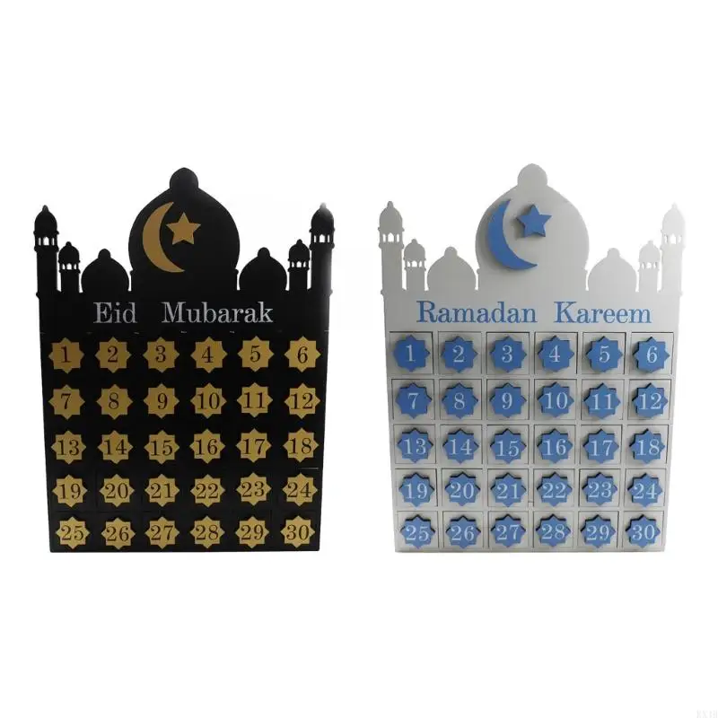 

KX4B Eid Mubaraks Calendar Convenient Storage and Date Tracking Solution