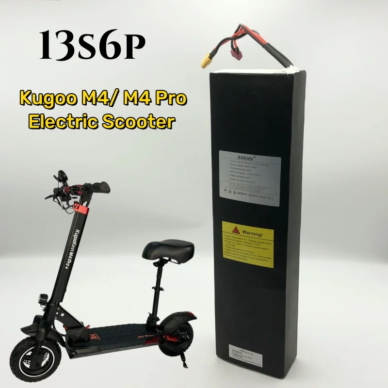 Kugoo 스쿠터 배터리 팩, BMS 포함, M4, M4Pro, 48V, 21Ah, 18650, 13S6P