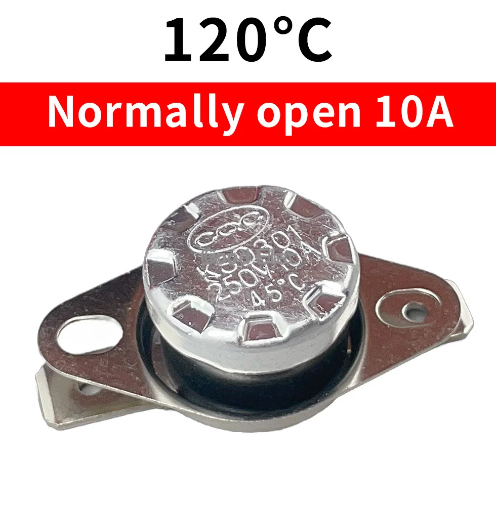 1PCS KSD301 10A 250V 40~135 degree Ceramic Normally Open/Normally Closed Temperature Switch Thermostat 45 55 60 65 70 75 80 85