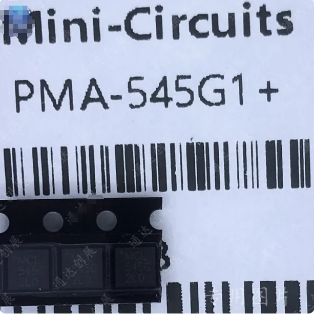 PMA-545G2+ Frequency 1.1GHz~1.6GHz Gain 29.6dB Noise factor 1.1dB Working voltage 4.8V~5.2V