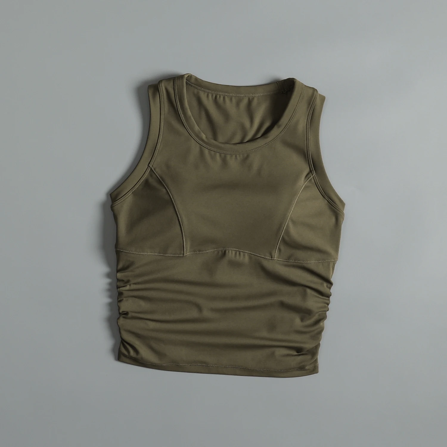 High-end integrated sports vest for women shock-proof running yoga underwear Pilates training fitness clothing tops summer