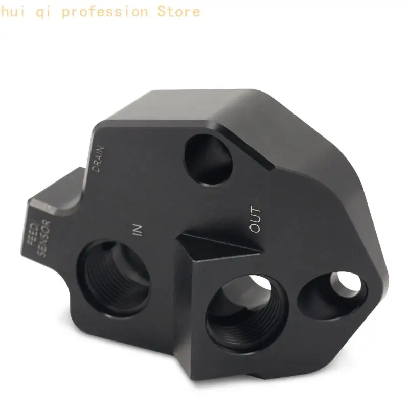 Ölkühlungs-Adapterplatte mit Ablassetiketten und Aluminiumgehäuse H8WE – Detail 5