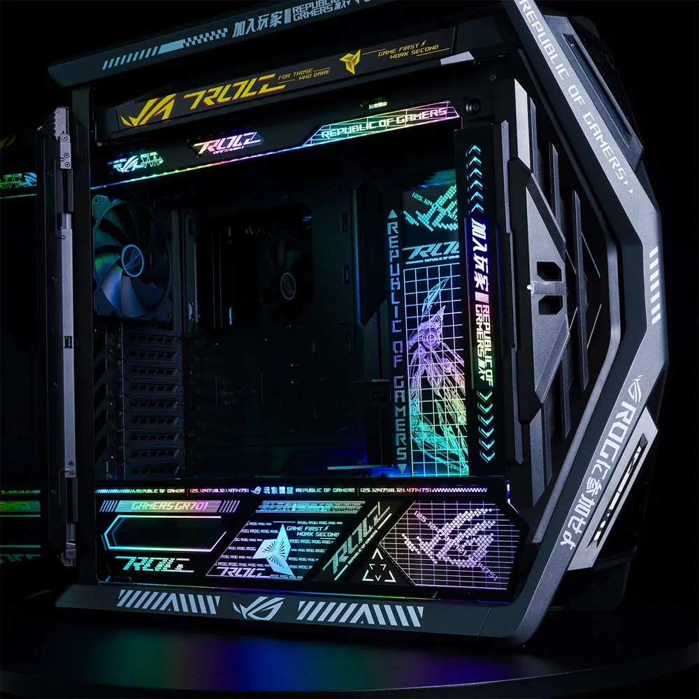 

2025 ARGB Lighting Panels 4pcs Kit for ROG HYPERION GR701 Case,Desktop Computer Refit Chassis Decorative Plate AURA SYNC
