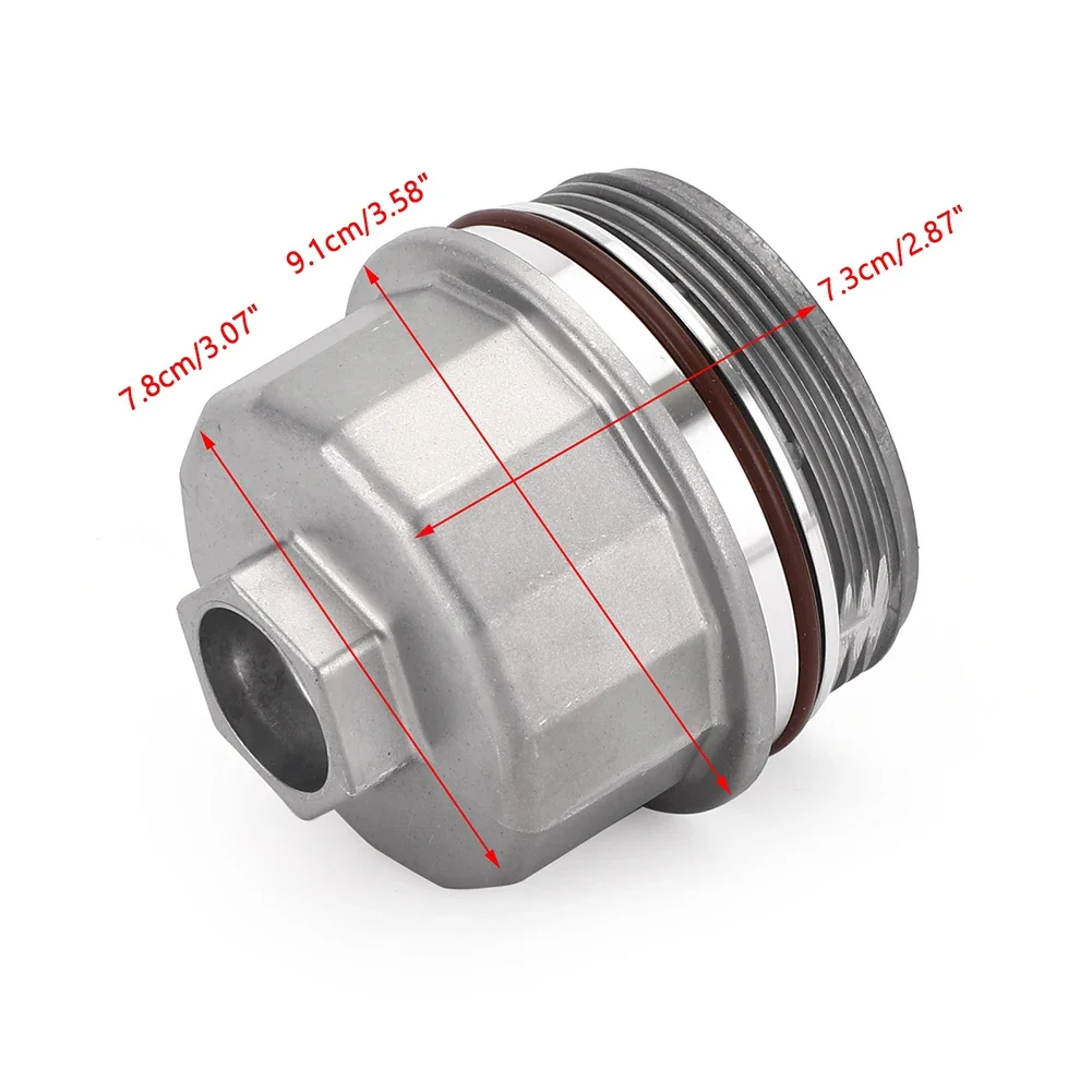 Oil Filter Housing Cover Cap 1pc 79J106 Equippments For Mini Cooper 1.6L 2002-2008 04693352AA 79J106 55231649 15358 Parts