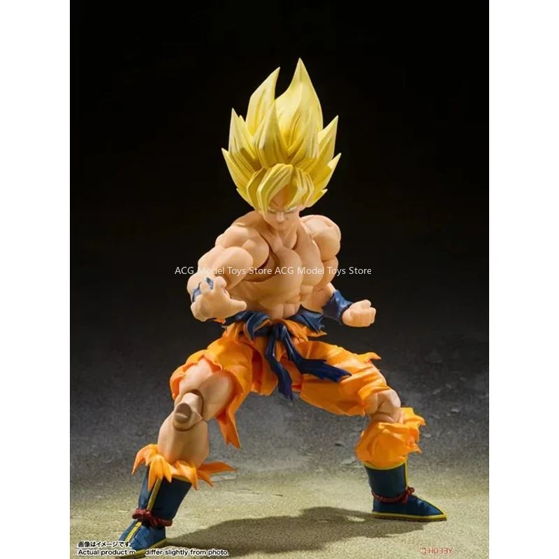 Original Bandai S.H.Figuarts SHF Super Saiyan Son Goku 3.0 The Legendary Super Saiyan Dragon Ball Z Anime Action  Model Toy