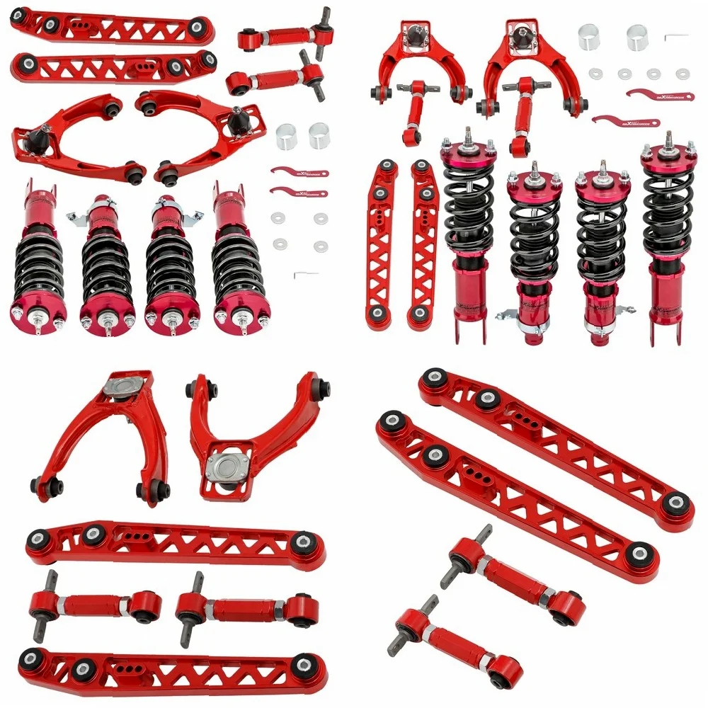

Adjustable Coilover Kit & Camber Arms for Honda Civic 1996-2000, Performance Suspension Upgrade