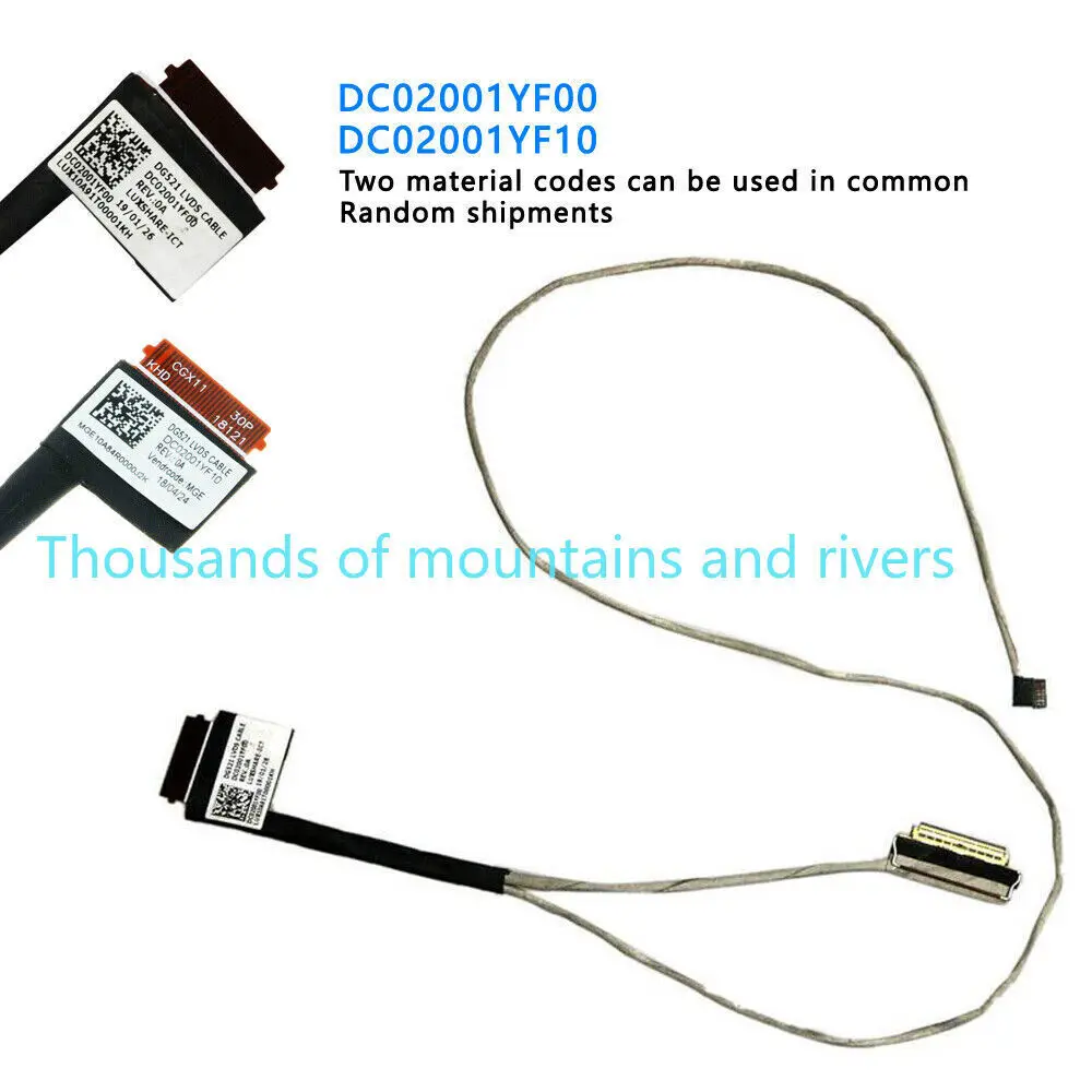 LCD Display Cable for Lenovo IdeaPad 320-15IAP 320-15IABR 330-15IKB DC02001YF10