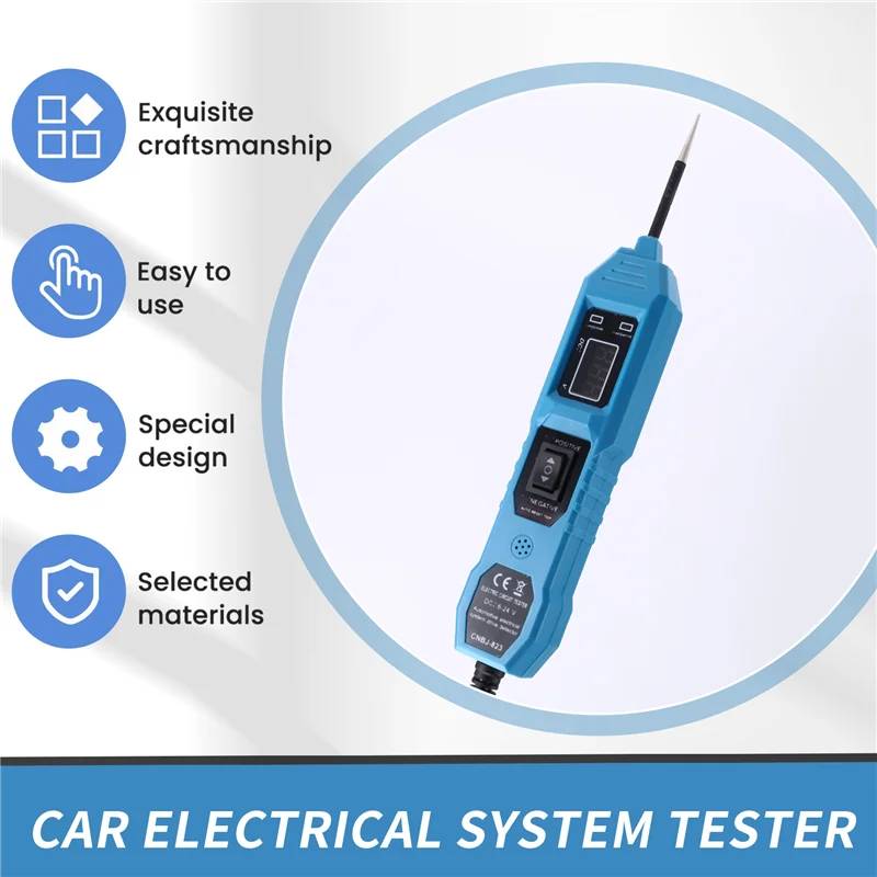 

ABHY-AERMOTOR EM286 Car Electrical System Tester 6-36V DC Car Drive Test Pen Car Electric Circuit Tester