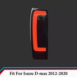 Gruppo fanale posteriore adatto per Isuzu D-max 2012 2013 2014 2015 - 2020 indicatore di direzione nero affumicato modificato LED luce di Backup del freno posteriore