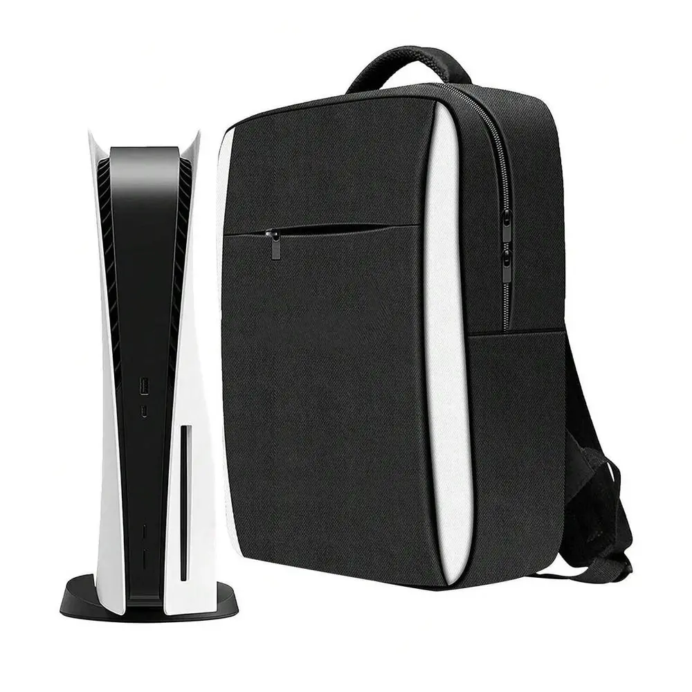 

Large Capacity Console Backpack Wear-resistant Accessoriess Travel Carrying Case Waterproof Storage Bag for PS5