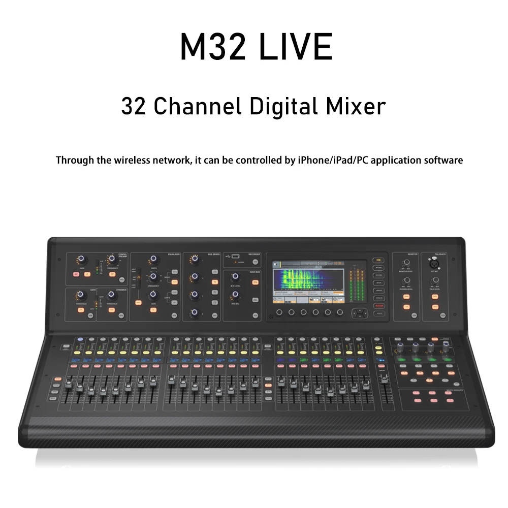 

Origina M32 for Madas 40 Input Channel Professional Digital Mixer Audio PC/Android/iPad Software Control Multi -track Recording