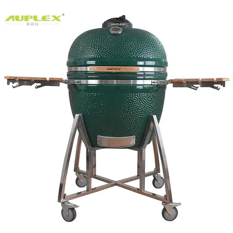 

Auplex Cooking Smoker Ceramic BIg Green Kamado 27 29 inch BBQ Egg Asador de carbon Charcoal Barbecue Grill Outdoor