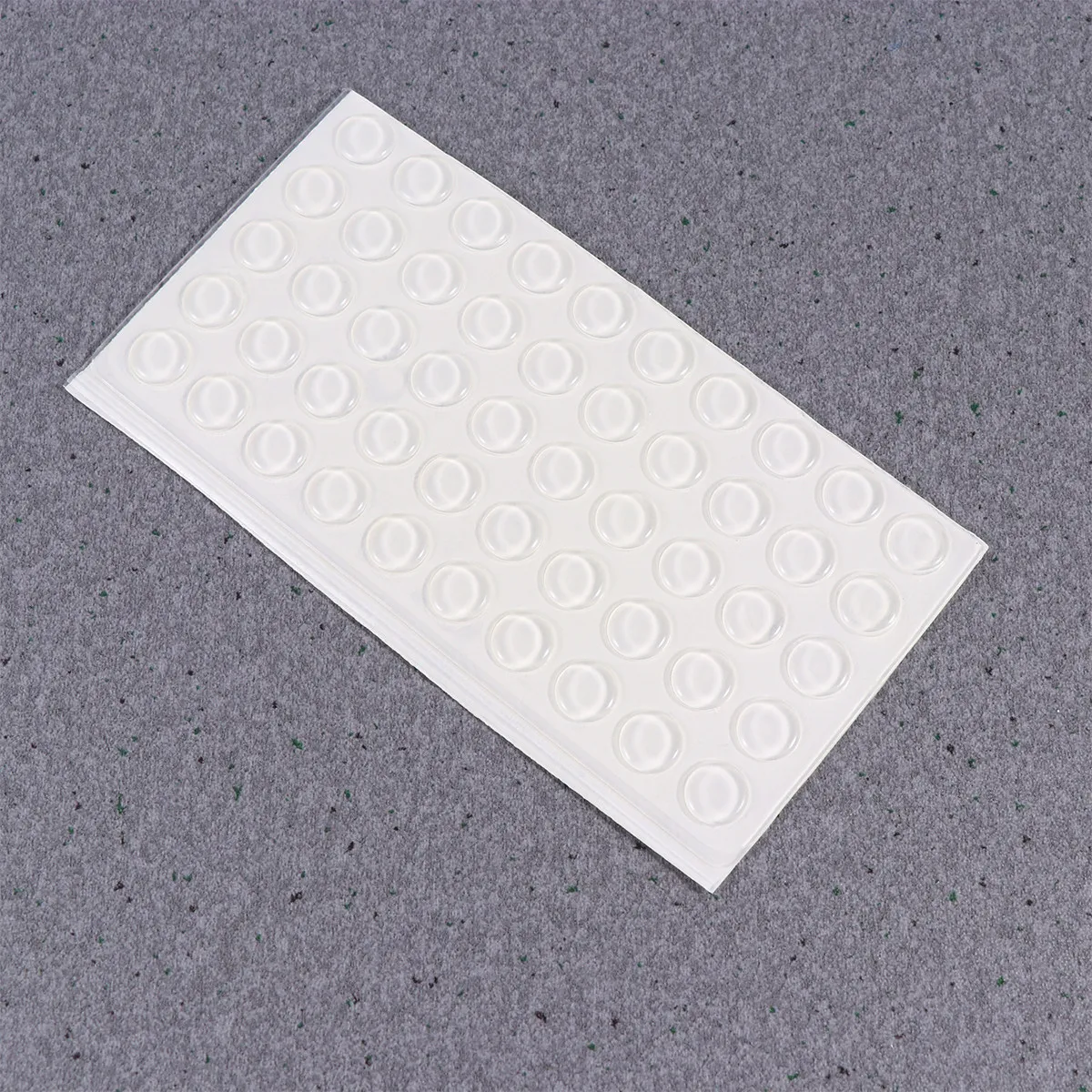 1Sheet Elastic Silicone Bumper Pads Noise-Reducing Anti-Slam Cushion for Doors Windows Cabinets Drawers Vases Keyboards Tables