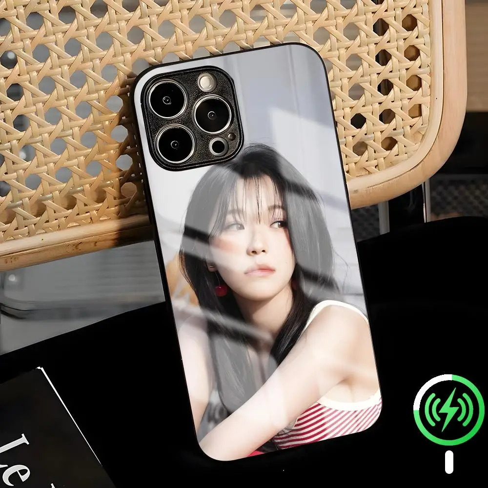 Чехол для телефона Singer B-Baek J-Ji-heonES для iPhone 17 Air, 16, 15, 14, 13, 12, 11 Plus, Mini, Pro, Max, стеклянный магнитный чехол