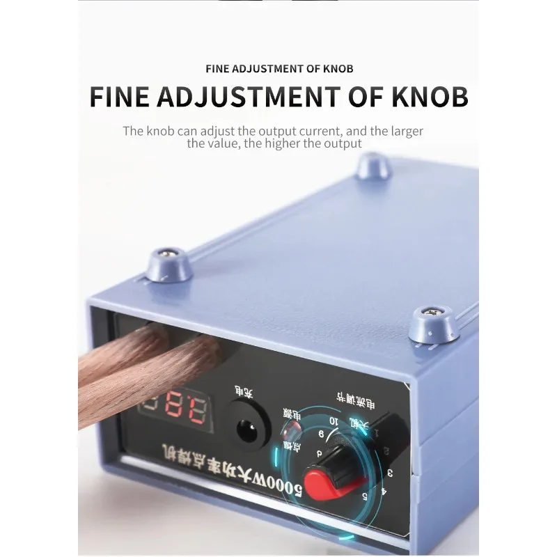 5000W 18650 battery/0.1mm-0.15mm nickel spot welding machine battery spot welding machine 10 level output power adjustment