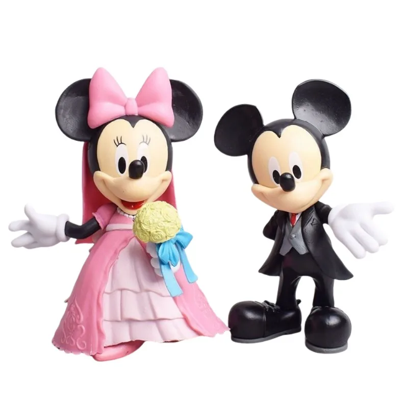 Disney Mickey Minnie Donald Duck creative wedding dress style table decorations engagement table decoration fashionable couple