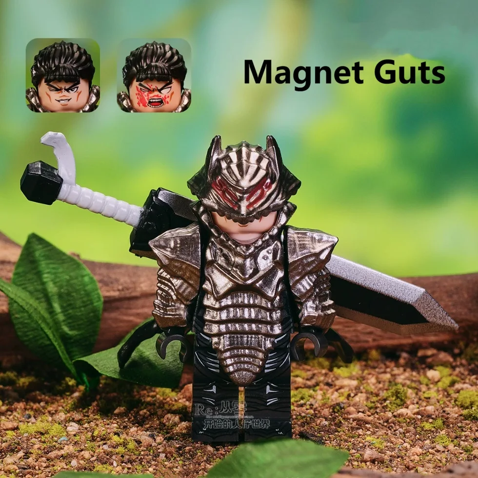 Magnet Berserk Building Blocks Guts Mini Action Figure Toys