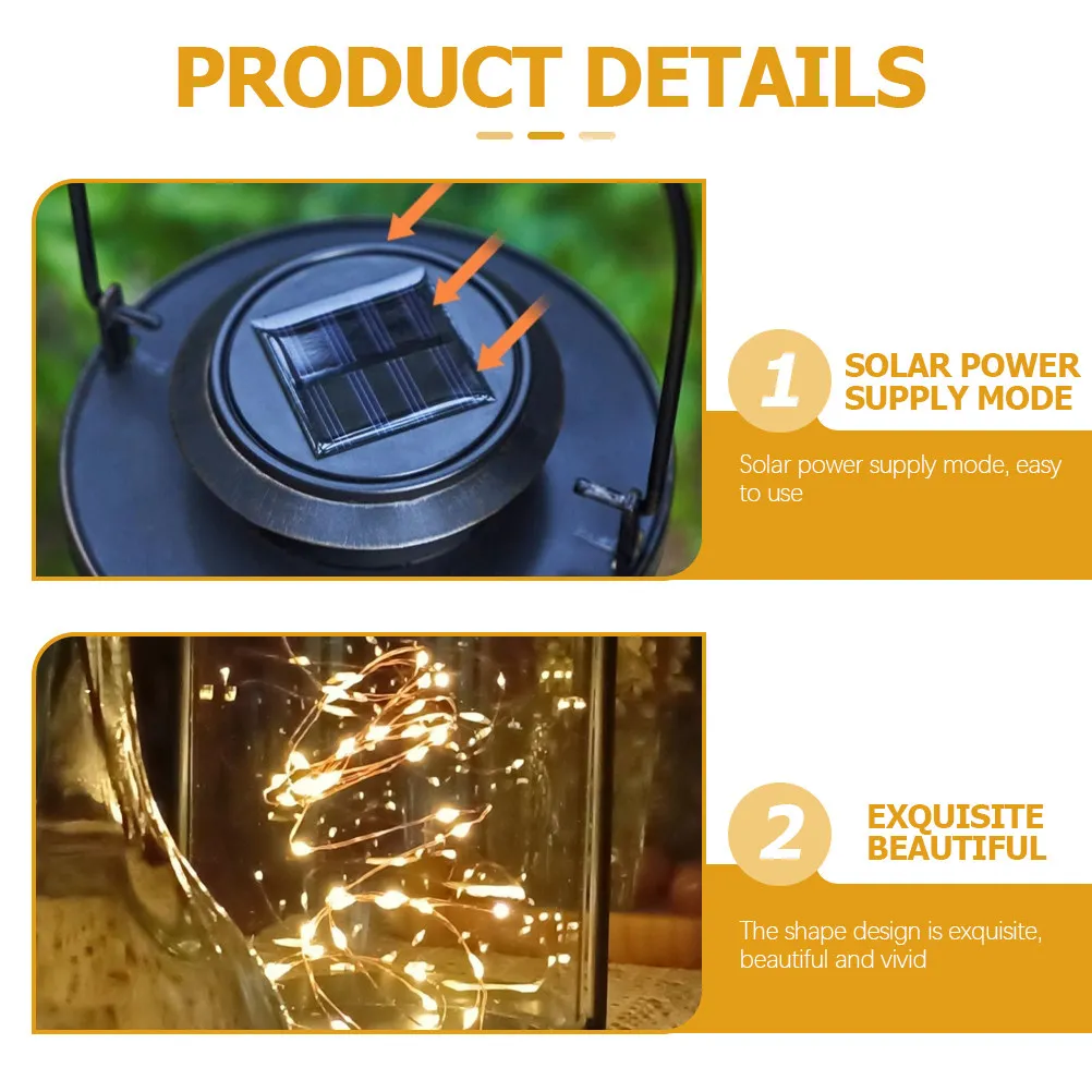 

Портативный водонепроницаемый солнечный фонарь с LED-подсветкой на медной проволоке, декоративные уличные садовые светильники, сказочные точечные светильники для наружного освещения