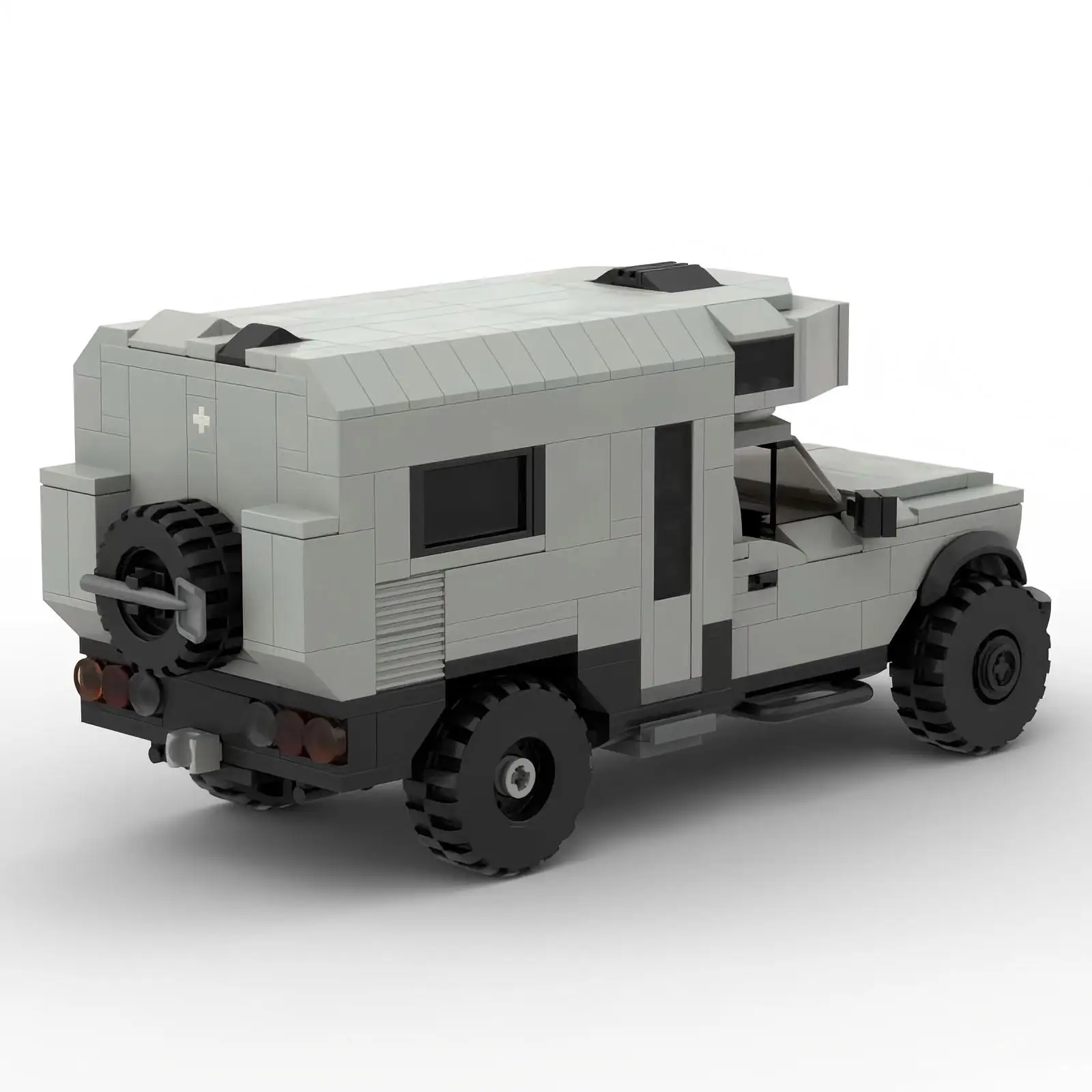 MOC Urban Speed Car F-550 Off-road RV Camping Car Building Blocks Modello FAI DA TE Per Bambini Puzzle Assemblaggio Giocattolo Ragazzo Compleanno Collezione Regalo