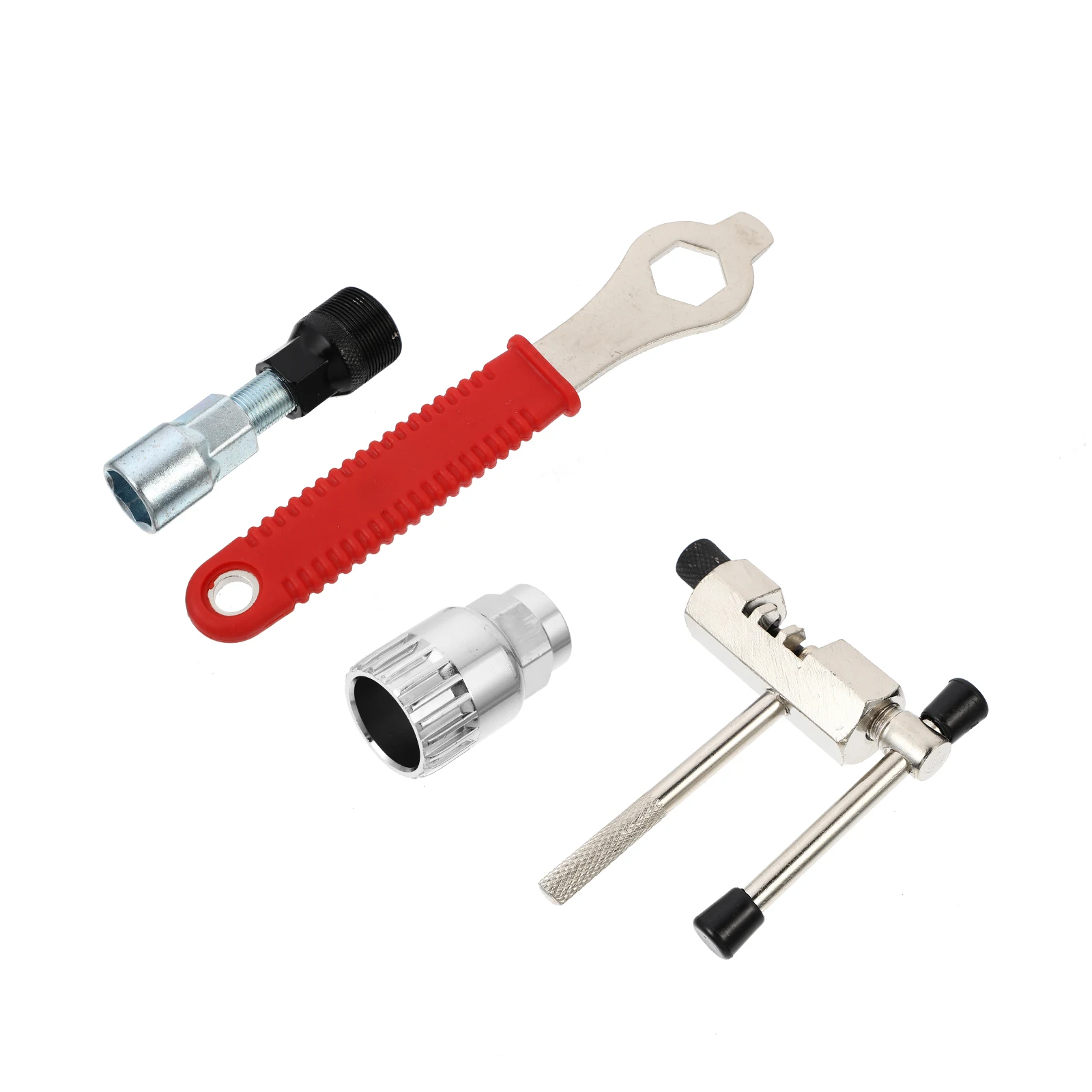 

4pcs Crankset Puller Bike Repair Tools Metal Durable Hardness 20 Teeth Splined Bottom Bracket Remover for Road Mountain