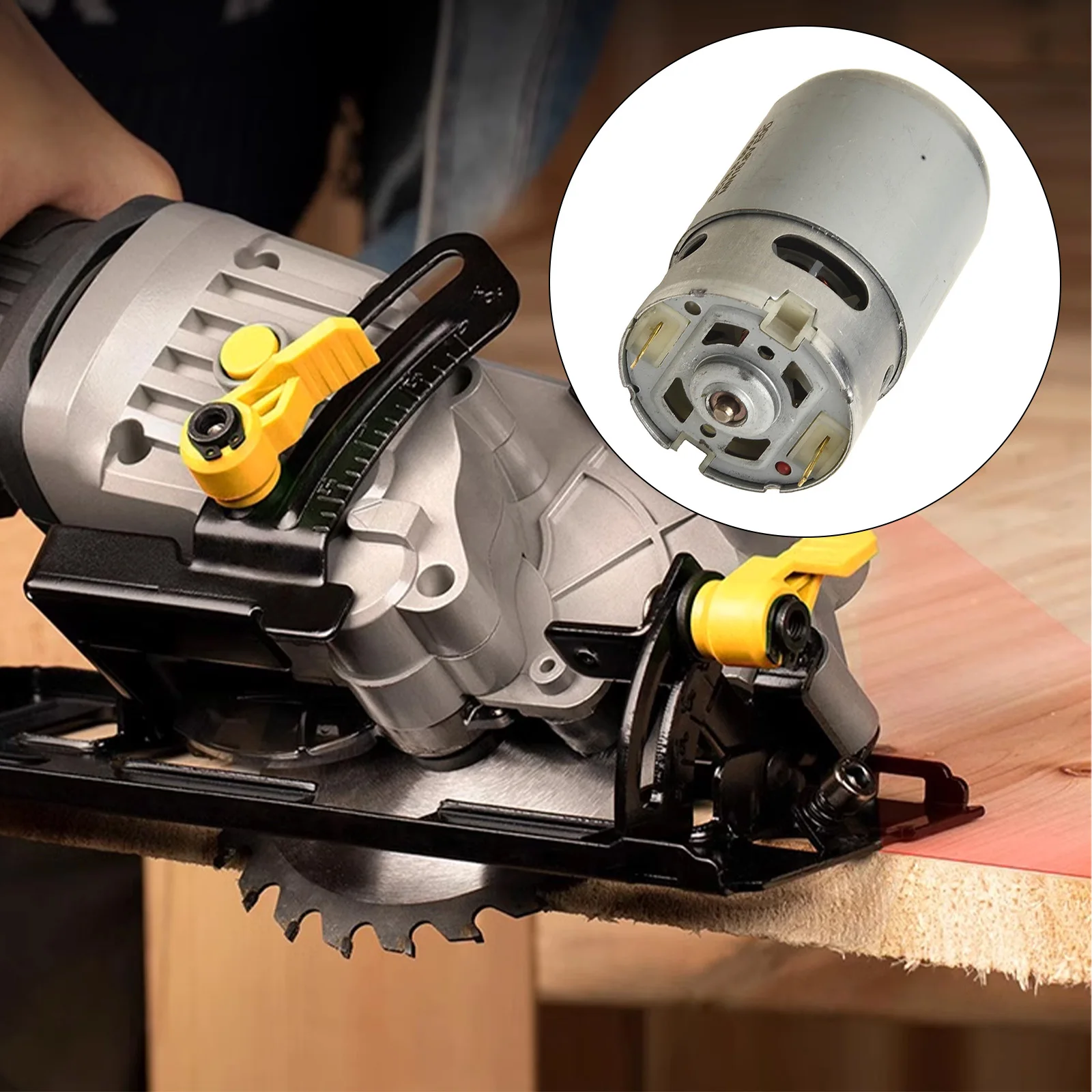 14 Teeth Motor 550VC Motor For Repair Work Replace Damaged Parts Stable Performance Reliable Motor Accessories