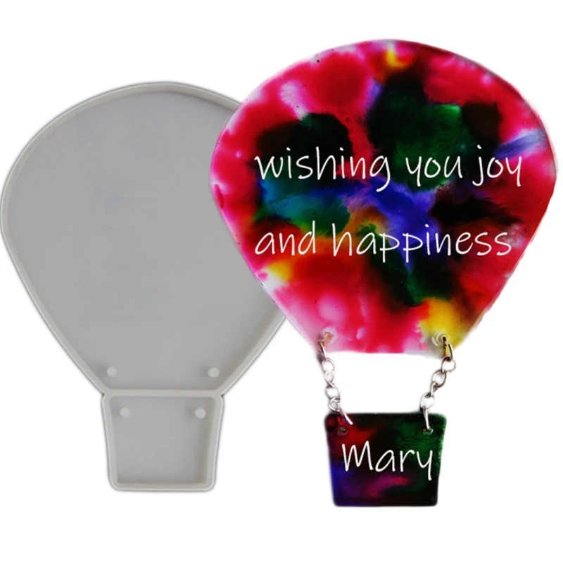 Sturdy Silicone Mold with Hot Air Balloon for Creative Baking and Crafting