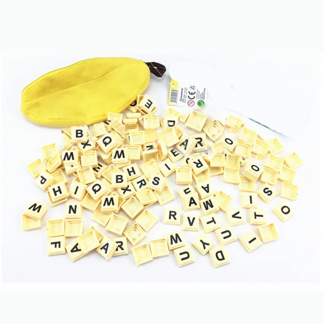 Letter Spelling Game Set, Includes Storage Bag, Spelling Board Game, Card Game, Ideal Game for Family Gatherings, Gift Present