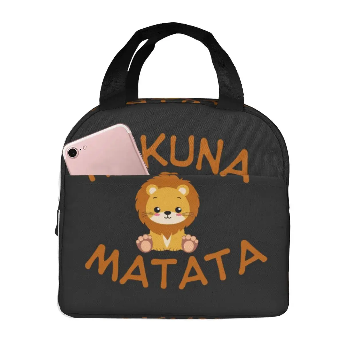 

Custom Liones Anime Kinges Lunch Bag Women Cooler Warm Insulated Lunch Boxes for Student School