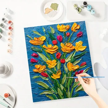 Tulip Flower Paint By Numbers 1