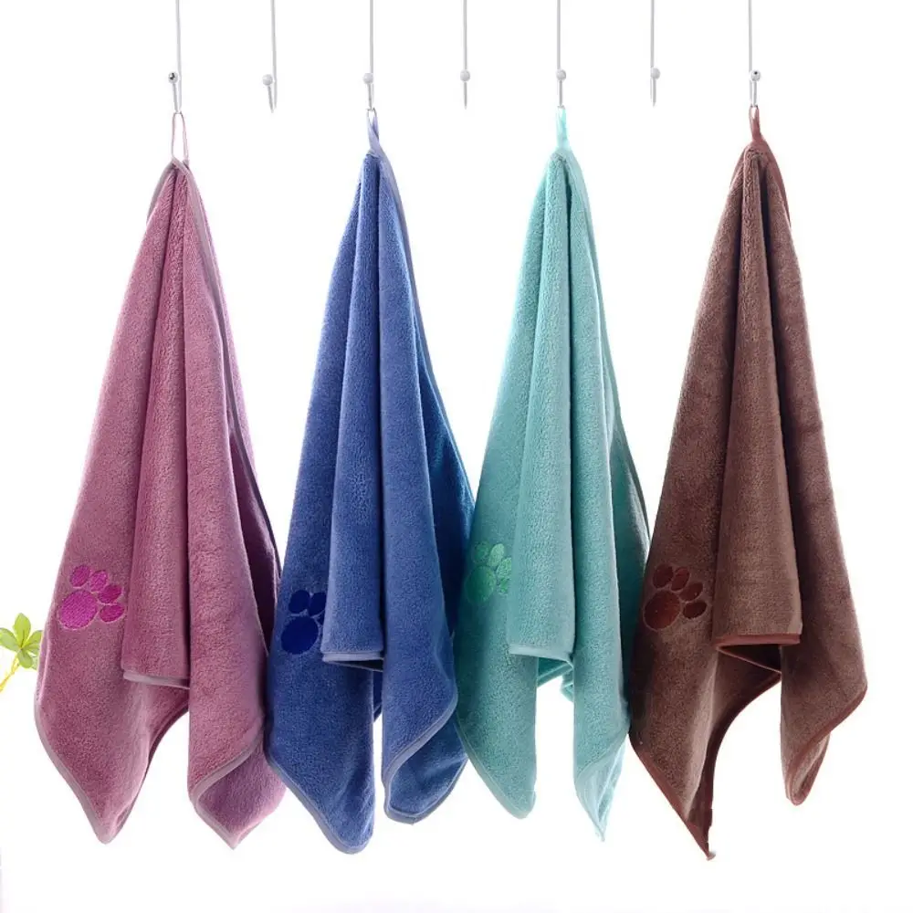 Breathable Microfiber Dog Towels Super Soft Cat Bath Pet Grooming Towel Fast-Drying Highly Absorbent Pet Cloth Drying Dogs