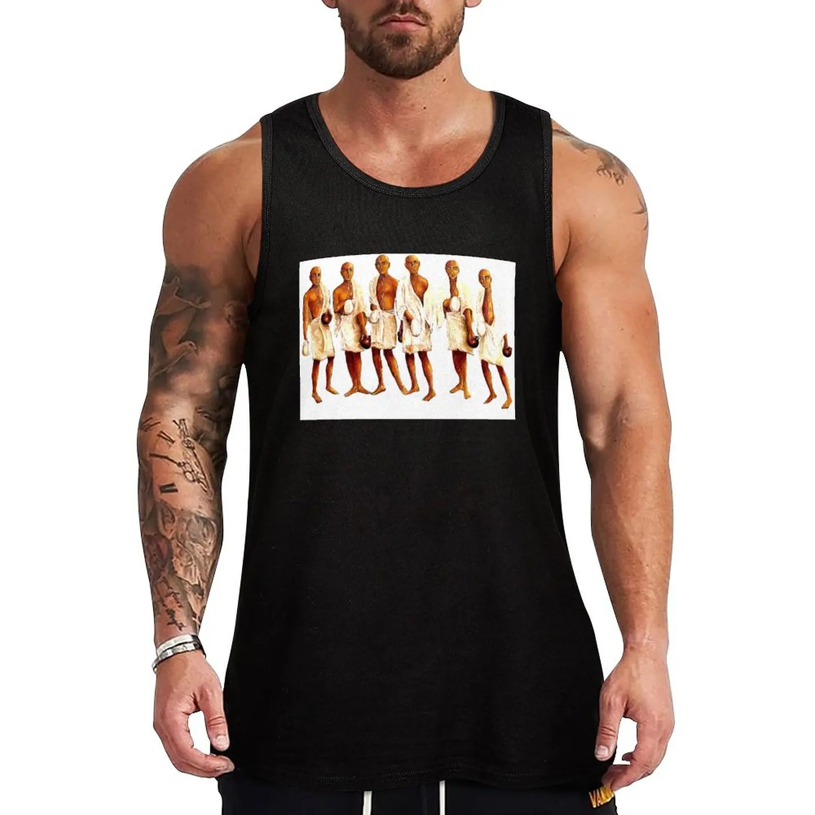 Six Goswamis of Vrindavan Tank Top basketball bodybuilding men T-shirts men