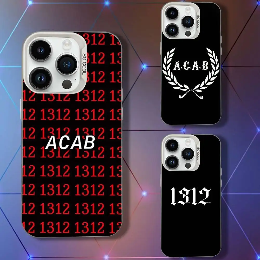 

A-Acab Ultras Phone Case For iPhone 16,15,14,13,12,11,Pro,XS,Max,Plus,Mini,SE White Candy Matte Shockproof Cover