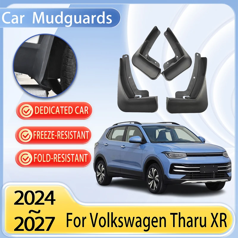 

Car Mudguard Part For Volkswagen VW Tharu XR 2025 Accessories 2024~2027 Mudflap Splash Fender Flare Cover Guard Auto Mud Protect