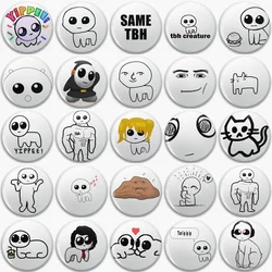 Tbh Creature Button Pins Collar Brooch Cartoon Creative TBH Cute Keychain Cloth Jewelry Decor Women Bag Cute Badge Lapel Hat Pin