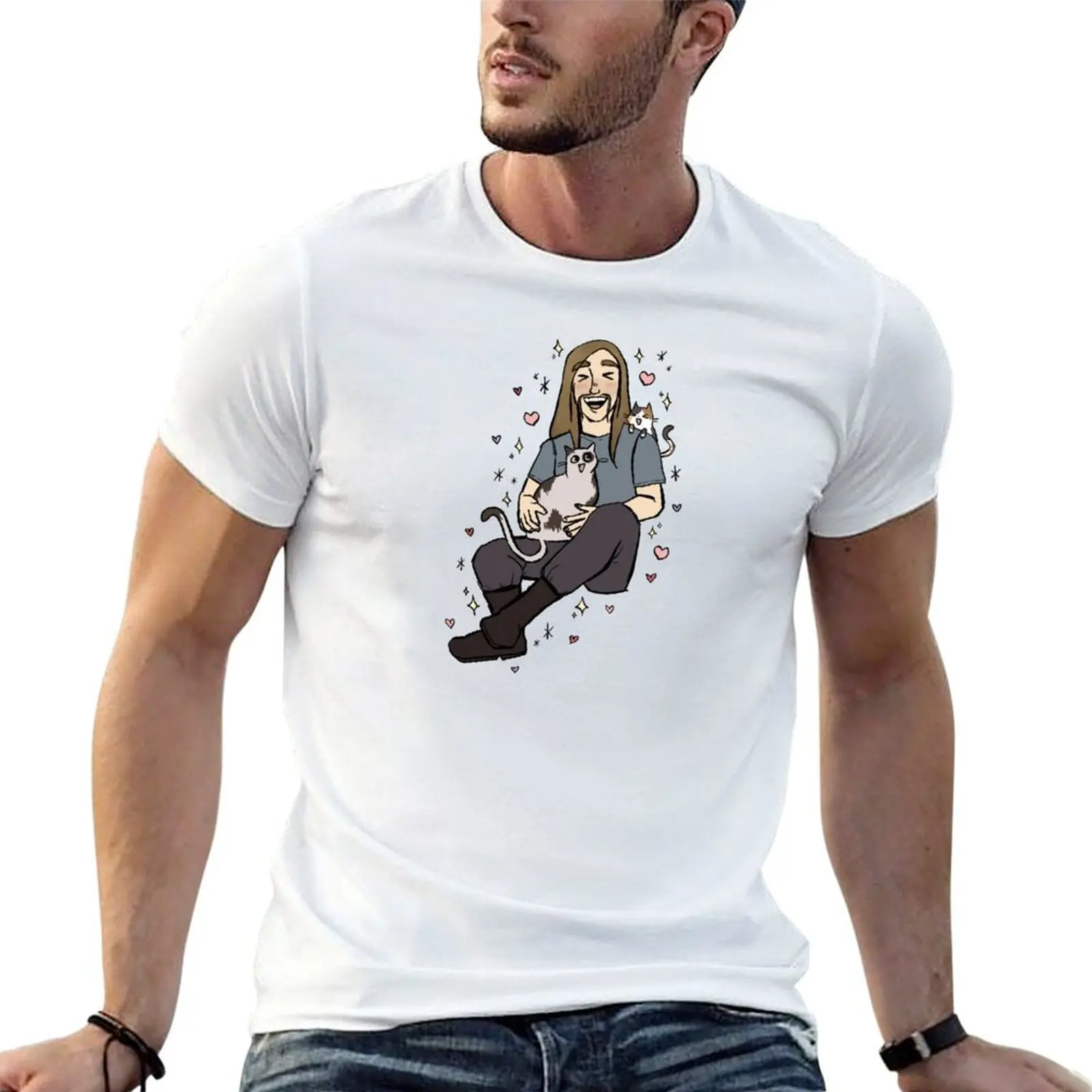 

& shirt t shirts cotton man - T-Shirt Toki Wartooth t man Cats Metalocalypse graphic