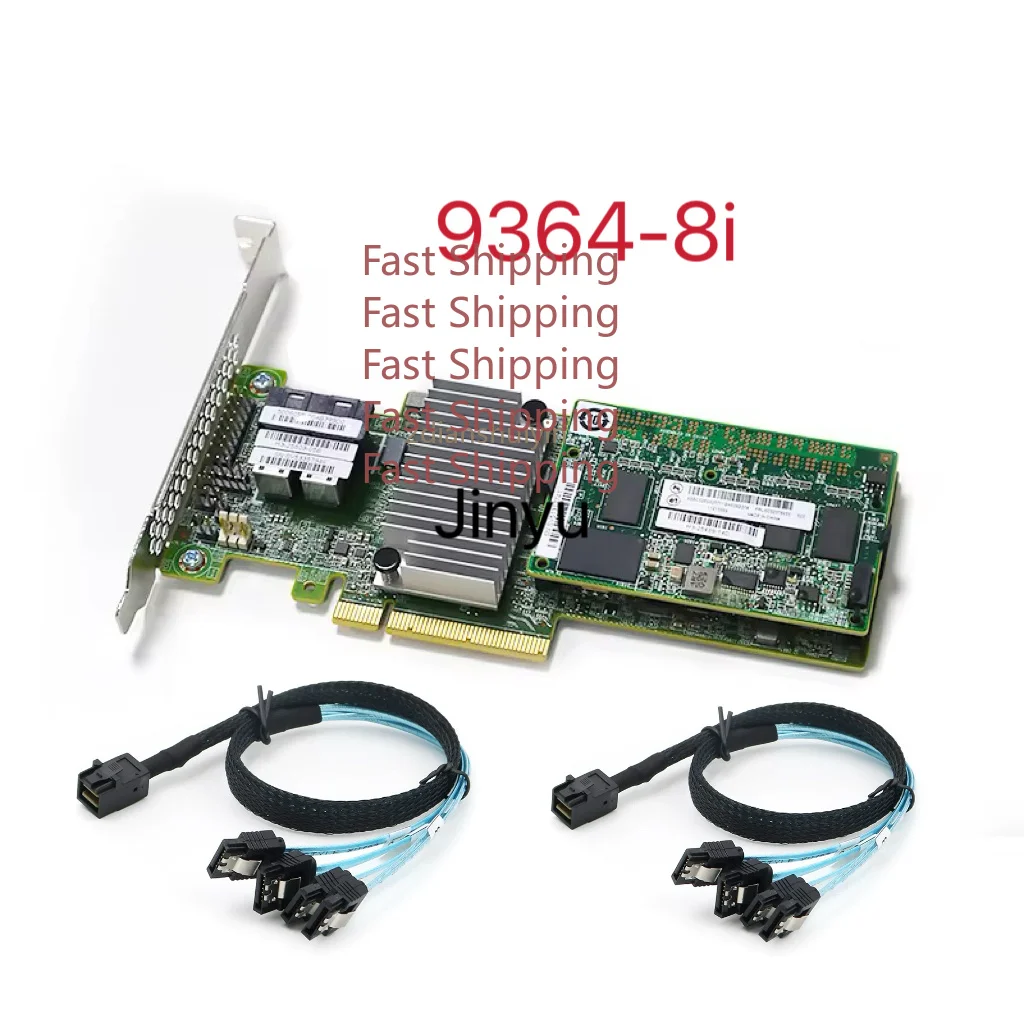C=FOR Broadcom LSI MegaRAID 9364-8I 1GB Cache 12Gb/s RAID Controller 2x SFF-8643 SAS/SATA RAID 0,1,5,6,10,50,60