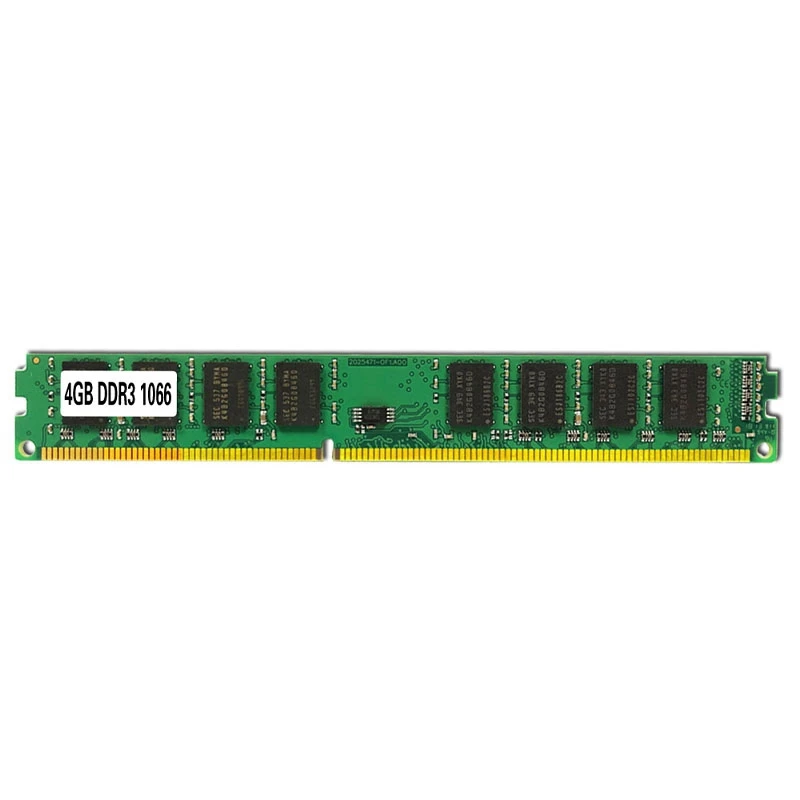 RAM Desktop Memory DDR3 4G 1066MHz 1.5V 240-Pin Computer Memory for Intel AMD Computer Memory Double-Sided 16