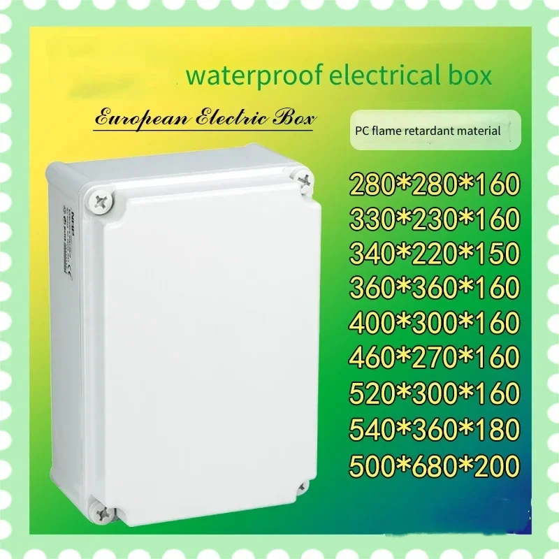 Waterproof Indoor Outdoor Plastic Shell Distribution Box 600x800 Socket Box 500x680 360x540 - Junction Box for Electrical Wiring