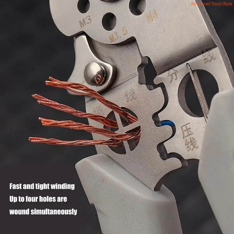 Professional Electrician Wire Tool Cable Wire Stripper Cutter Crimper Automatic W91B