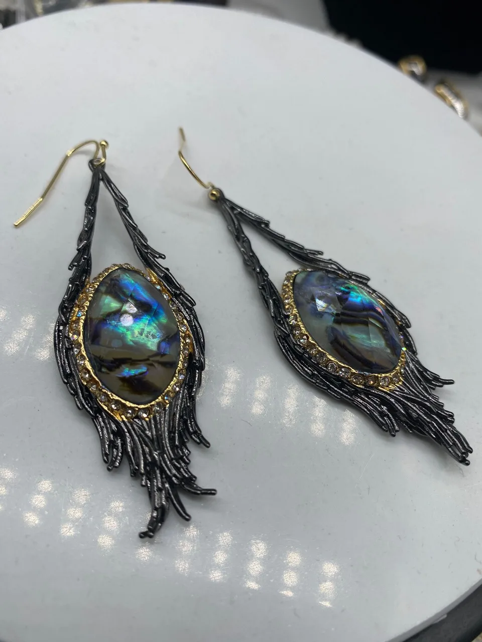 European and American Genius Designers Create Fashionable Feather Series Earrings