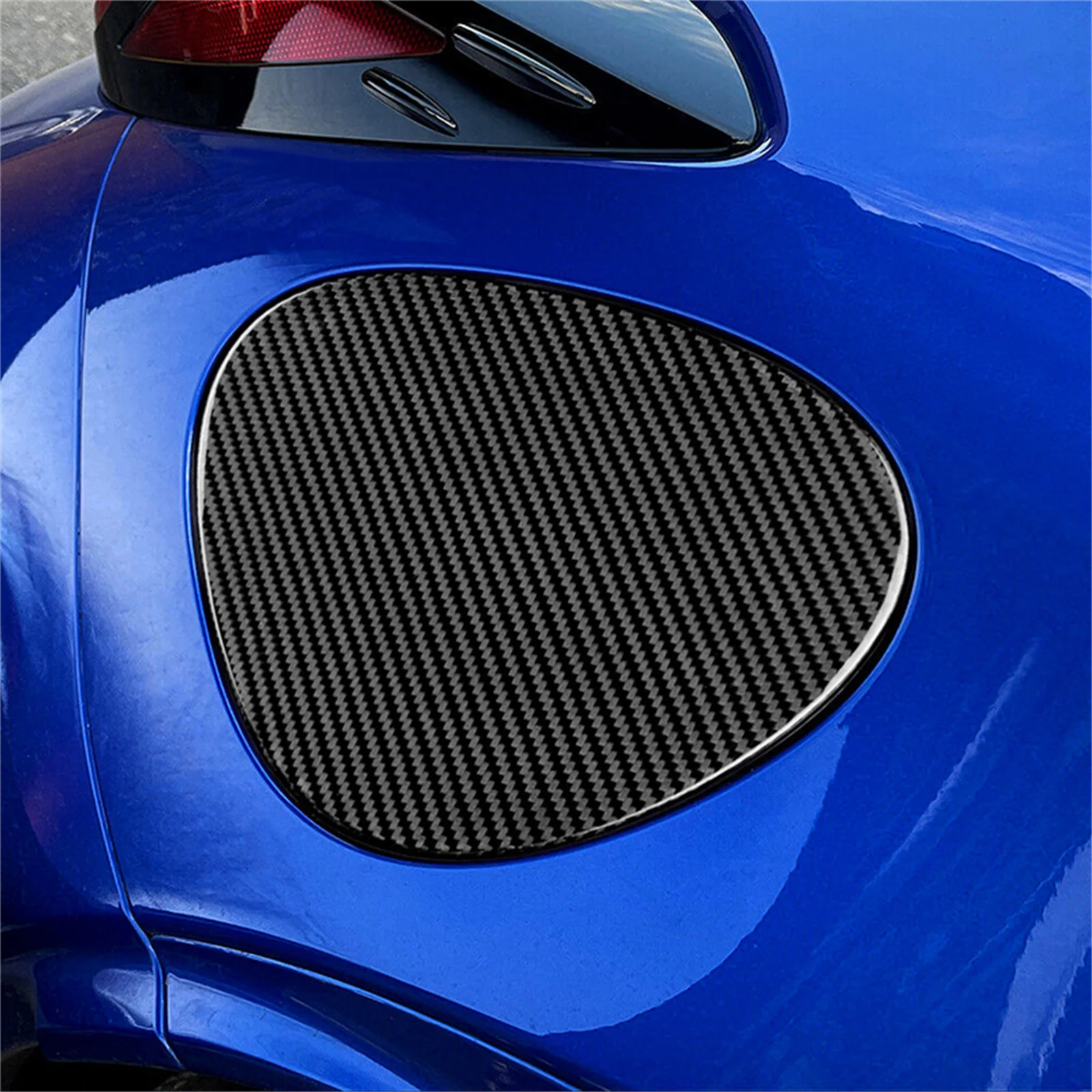 For Subaru BRZ Toyota GR86 2022-2024 Real Carbon Fiber Gas Fuel Tank Door Panel Cover Trim Decorative Sticker