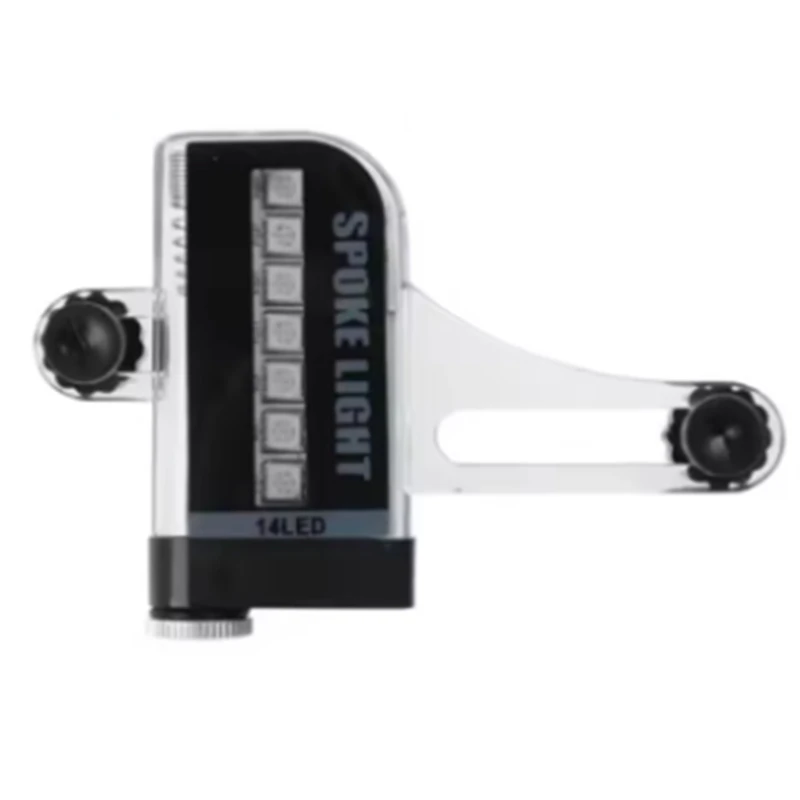 N15R-14 RGB LED Bike Wheel Spoke Light Bicycle Warning Lights Waterproof LED Neon Bike Tyre Light Bicycle Rim Decor