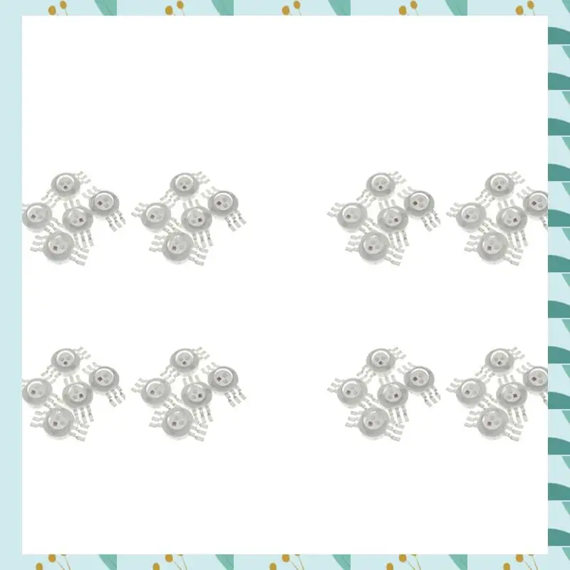 

A71P 40 шт. 3X3 Вт высокой мощности RGB красный зеленый синий светодиодный светильник энергосберегающая лампа бусины лампы 6PIN 45MIL 3 Вт чип высокой мощности