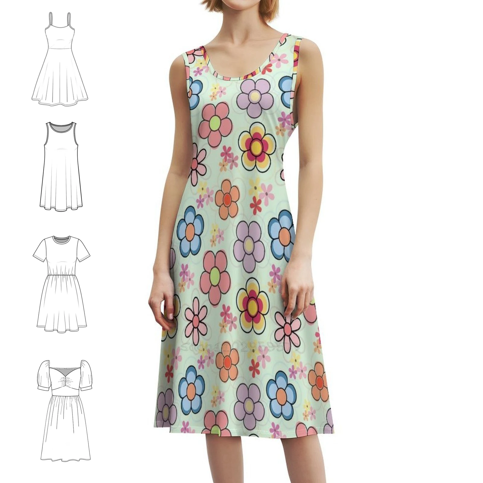 

Шикарное платье Flower Power в стиле бохо, элегантное модное пляжное свадебное платье с цветами, женские платья